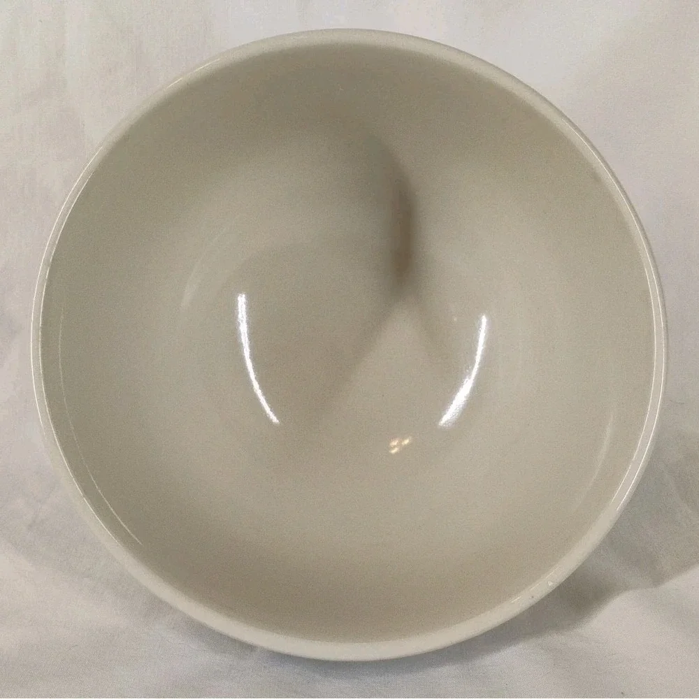 Vintage Delft Style Ceramic Cereal Bowl Blue & Cream Holland Windmills Sailboats